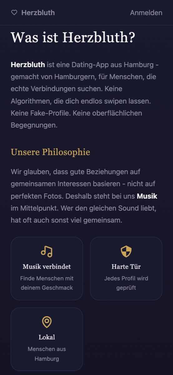 Herzbluth — die Philosophie