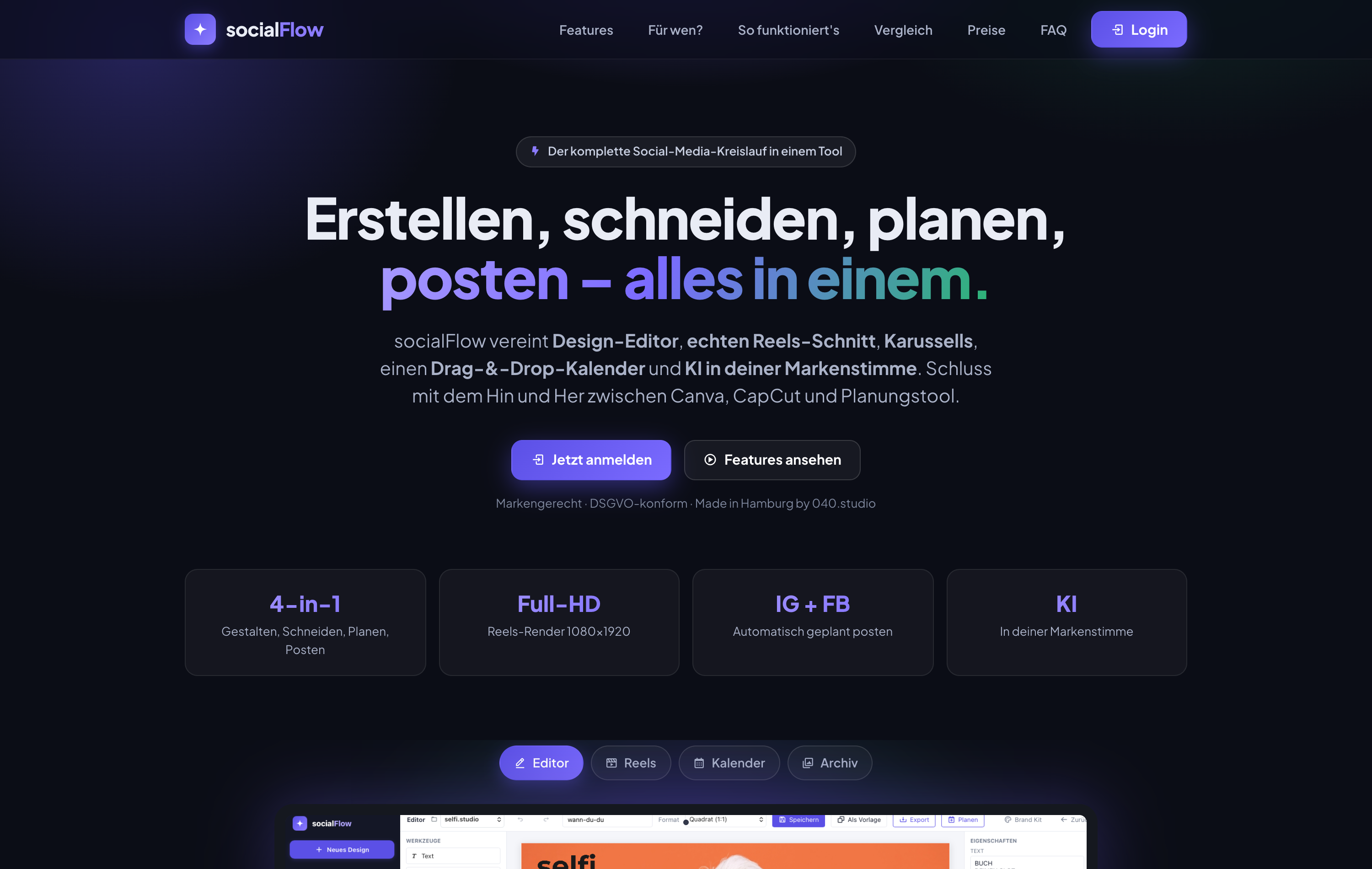 socialFlow App