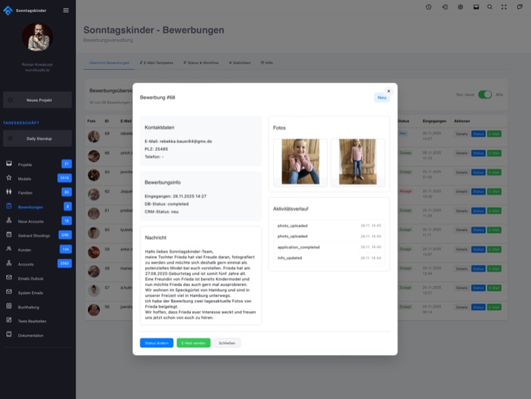 Bewerber-Verwaltung