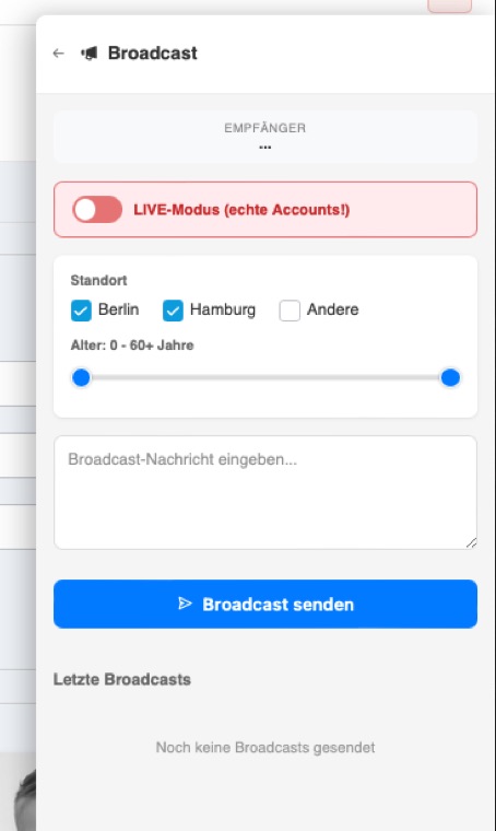 Broadcast-Nachrichten