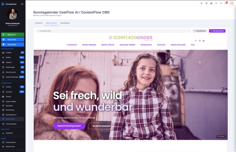 contentFlow-Integration