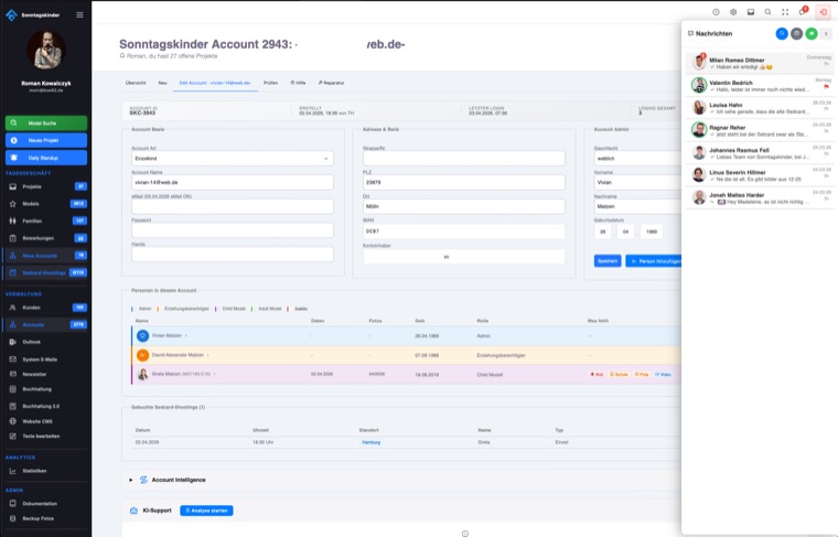 Integrierter Messenger